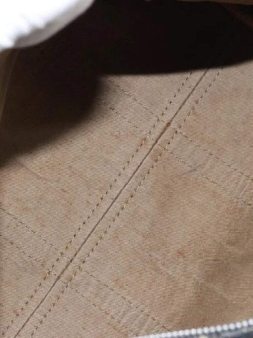 Christian Dior Trotter Canvas Boston Bag Navy Silver Auth 164140 - Picture 10 of 16